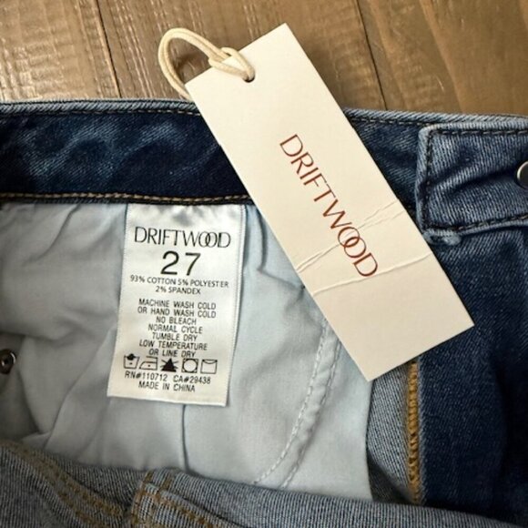 Driftwood Farrah Embroidered Flare Jeans Zebra Leopard Jungle Boho 27 NWT - Picture 7 of 7